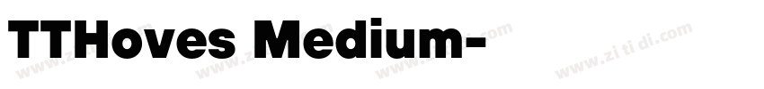 TTHoves Medium字体字体转换
